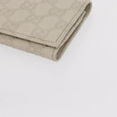 GUCCI GG Canvas Guccissima Card Case Leather White 120965 Auth am9609A-14
