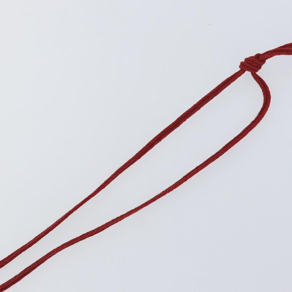 Baccarat Necklace Glass Orange Auth am9611