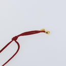 Baccarat Necklace Glass Orange Auth am9611-11