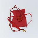 Baccarat Necklace Glass Orange Auth am9611-12