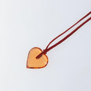 Baccarat Necklace Glass Orange Auth am9611-8