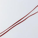 Baccarat Necklace Glass Orange Auth am9611-9