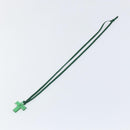 Baccarat Necklace Glass Green Auth am9612-8