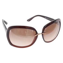 GUCCI Sunglasses plastic Dark Brown Auth am9614
