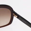 GUCCI Sunglasses plastic Dark Brown Auth am9614-10