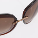 GUCCI Sunglasses plastic Dark Brown Auth am9614-8