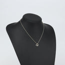 TIFFANY&Co. Open Heart Necklace Ag925 Silver Auth am9618-11