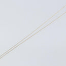 TIFFANY&Co. Open Heart Necklace Ag925 Silver Auth am9618-9