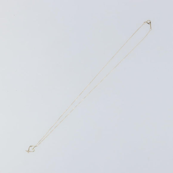 TIFFANY&Co. Loving Heart Necklace Ag925 Silver Auth am9619