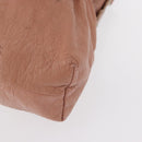 FENDI Celeria Shoulder Bag Leather Pink Silver Auth am9621-16