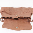 FENDI Celeria Shoulder Bag Leather Pink Silver Auth am9621-20