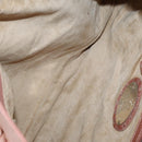 FENDI Celeria Shoulder Bag Leather Pink Silver Auth am9621-10