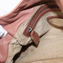 FENDI Celeria Shoulder Bag Leather Pink Silver Auth am9621-24