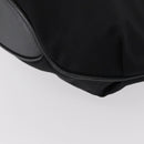 BURBERRY Nova Check Shoulder Bag Nylon Black Silver Auth am9622-15