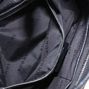 BURBERRY Nova Check Shoulder Bag Nylon Black Silver Auth am9622-20