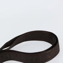 FENDI Zucca Canvas Shoulder Bag PVC Black Brown Auth am9623-8