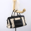 Chloe Alice Hand Bag Leather Black Gold Auth am9624-22