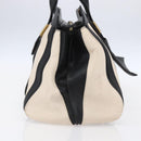 Chloe Alice Hand Bag Leather Black Gold Auth am9624-5