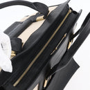 Chloe Alice Hand Bag Leather Black Gold Auth am9624-6