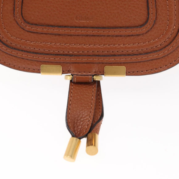 Chloe Hand Bag Straw Leather Beige Auth am9625