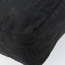 FENDI Zucca Canvas Shoulder Bag Black Silver Auth am9627-17