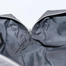 FENDI Zucca Canvas Shoulder Bag Black Silver Auth am9627-20