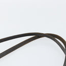 FENDI Zucca Canvas Shoulder Bag Black Silver Auth am9627-8