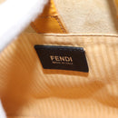 FENDI 2 JOURS Hand Bag Leather 2way Yellow Silver Auth am9630-19