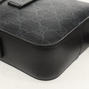 GUCCI GG Supreme Sherry Line Shoulder Bag PVC Black Silver 598103 Auth am9634M-16