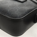 GUCCI GG Supreme Sherry Line Shoulder Bag PVC Black Silver 598103 Auth am9634M-17