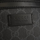 GUCCI GG Supreme Sherry Line Shoulder Bag PVC Black Silver 598103 Auth am9634M-20