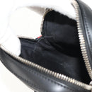 GUCCI GG Supreme Sherry Line Shoulder Bag PVC Black Silver 598103 Auth am9634M-26