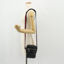 GUCCI GG Supreme Sherry Line Shoulder Bag PVC Black Silver 598103 Auth am9634M-27