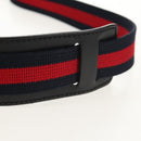 GUCCI GG Supreme Sherry Line Shoulder Bag PVC Black Silver 598103 Auth am9634M-8