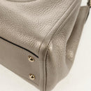 GUCCI Soho Hand Bag Leather 2way Champagne Gold Gold 336751 Auth am9635V-14