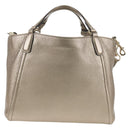 GUCCI Soho Hand Bag Leather 2way Champagne Gold Gold 336751 Auth am9635V-3