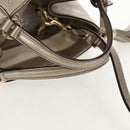 GUCCI Soho Hand Bag Leather 2way Champagne Gold Gold 336751 Auth am9635V-7