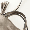 GUCCI Soho Hand Bag Leather 2way Champagne Gold Gold 336751 Auth am9635V-8