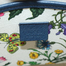 GUCCI Flora Hand Bag Canvas 2way Blue White 550141 Auth am9636M-23