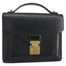 LOUIS VUITTON Epi Monceau 28 Hand Bag Black M52122 LV Auth am9637-1