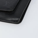 LOUIS VUITTON Epi Monceau 28 Hand Bag Black M52122 LV Auth am9637-9