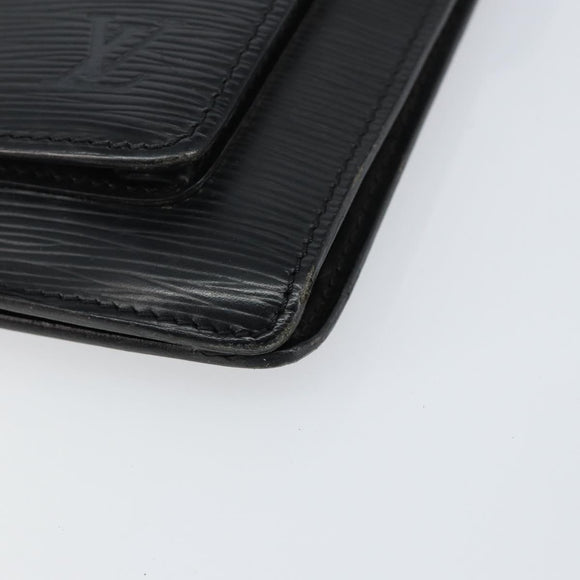 LOUIS VUITTON Epi Monceau 28 Hand Bag Black M52122 LV Auth am9637