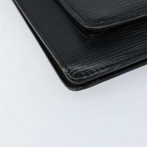 LOUIS VUITTON Epi Monceau 28 Hand Bag Black M52122 LV Auth am9637