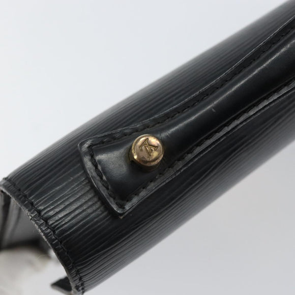 LOUIS VUITTON Epi Monceau 28 Hand Bag Black M52122 LV Auth am9637