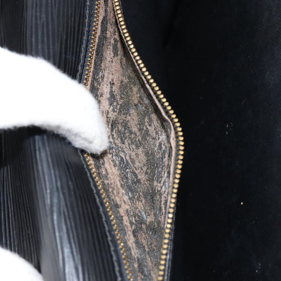 LOUIS VUITTON Epi Monceau 28 Hand Bag Black M52122 LV Auth am9637