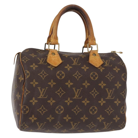 LOUIS VUITTON Monogram Speedy 25 Hand Bag M41528 LV Auth am9638