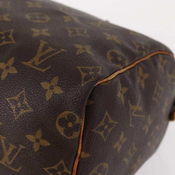 LOUIS VUITTON Monogram Speedy 25 Hand Bag M41528 LV Auth am9638