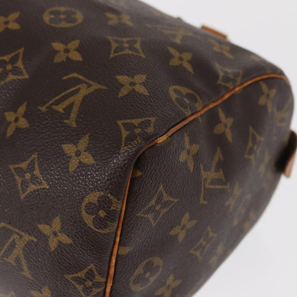 LOUIS VUITTON Monogram Speedy 25 Hand Bag M41528 LV Auth am9638