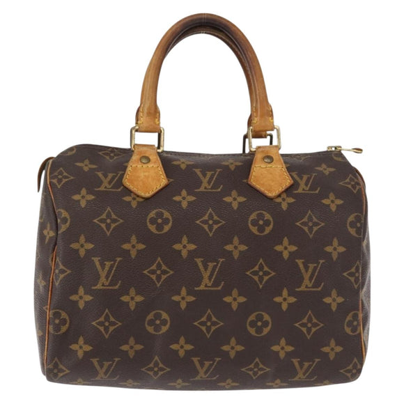 LOUIS VUITTON Monogram Speedy 25 Hand Bag M41528 LV Auth am9638