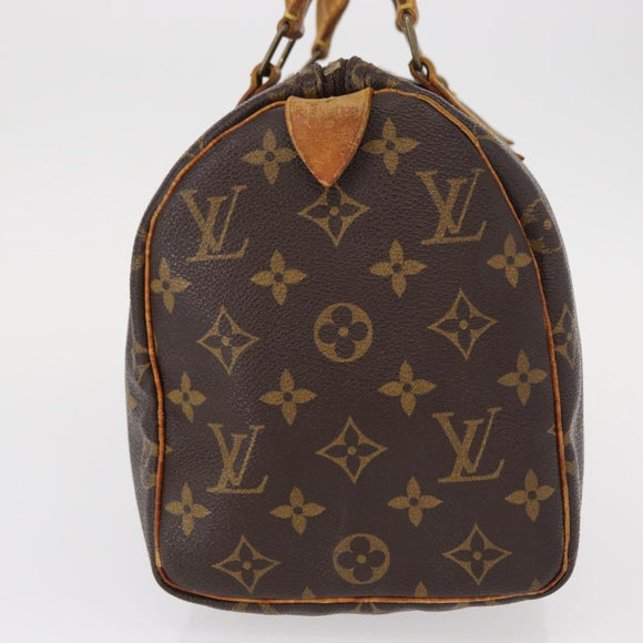 LOUIS VUITTON Monogram Speedy 25 Hand Bag M41528 LV Auth am9638